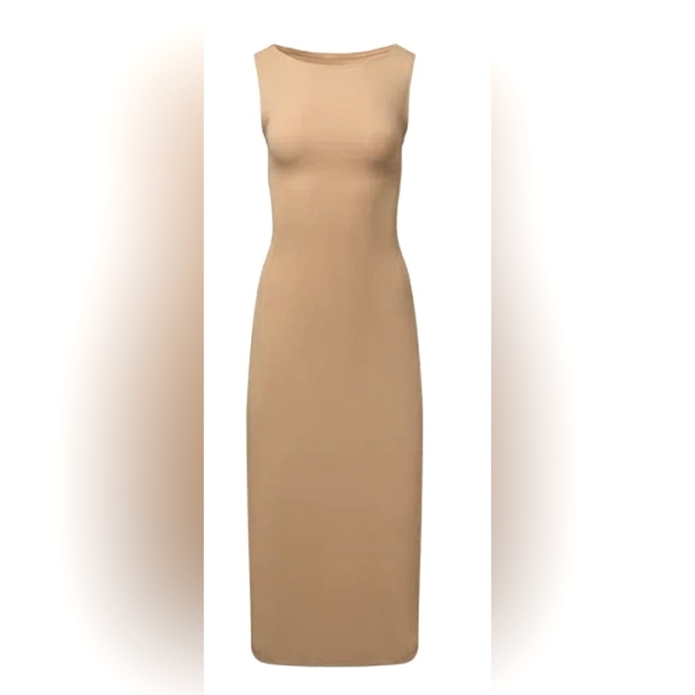 We Wore What Boat Neck Midi Dress